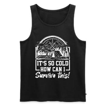 Überleben Bushcraft Survival Instructor - Männer Premium Bio Tank Top - Schwarz - Vorne - Michal (187cm)