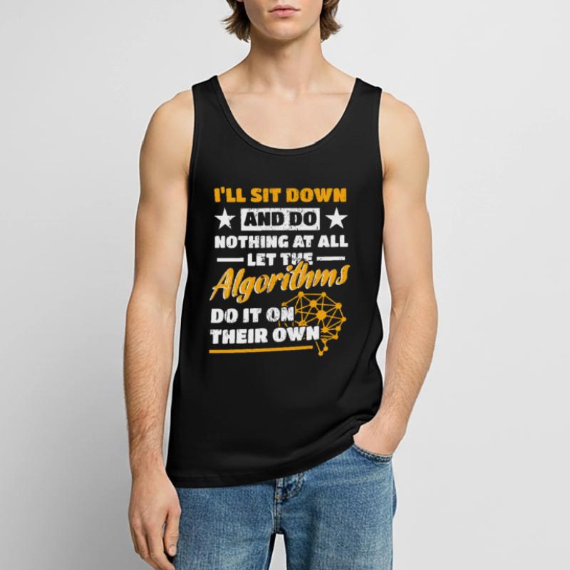 Algorithmen Computerprogrammierer Roboteringenieur Männer Premium Bio Tank Top