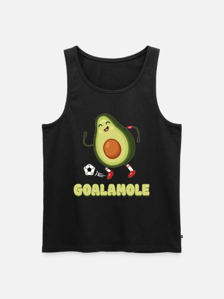Avocado Goalamole - Men's Premium Organic Tank Top - black