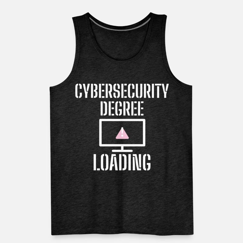 Cybersecurity - IT Security Computer Scientists Men's Premium Organic Tank Top