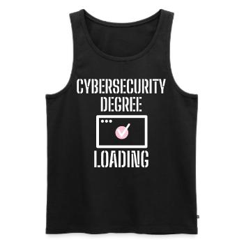 Cybersecurity - IT-Sicherheit Informatiker - Männer Premium Bio Tank Top - Schwarz - Vorne - AI Model Male 178 light (178cm)