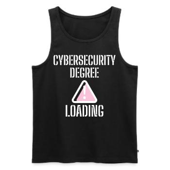 Cybersecurity - IT-Sicherheit Informatiker - Männer Premium Bio Tank Top - Schwarz - Vorne - AI Model Male 178 light (178cm)