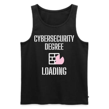 Cybersecurity - IT-Sicherheit Informatiker - Männer Premium Bio Tank Top - Schwarz - Vorne - AI Model Male 178 light (178cm)