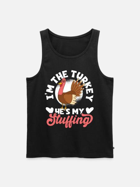 Stuff Valentine's Day Couple - Men's Premium Organic Tank Top - black