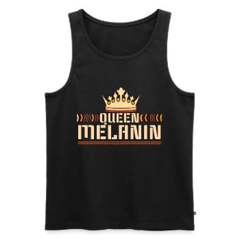 Black Woman Queen Melanin Black Lives Matter F - Men's Premium Organic Tank Top - black - Front - Michal (187cm)