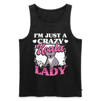 Koala Bär Australischer Zoo - Männer Premium Bio Tank Top - Schwarz - Vorne - Michal (187cm)