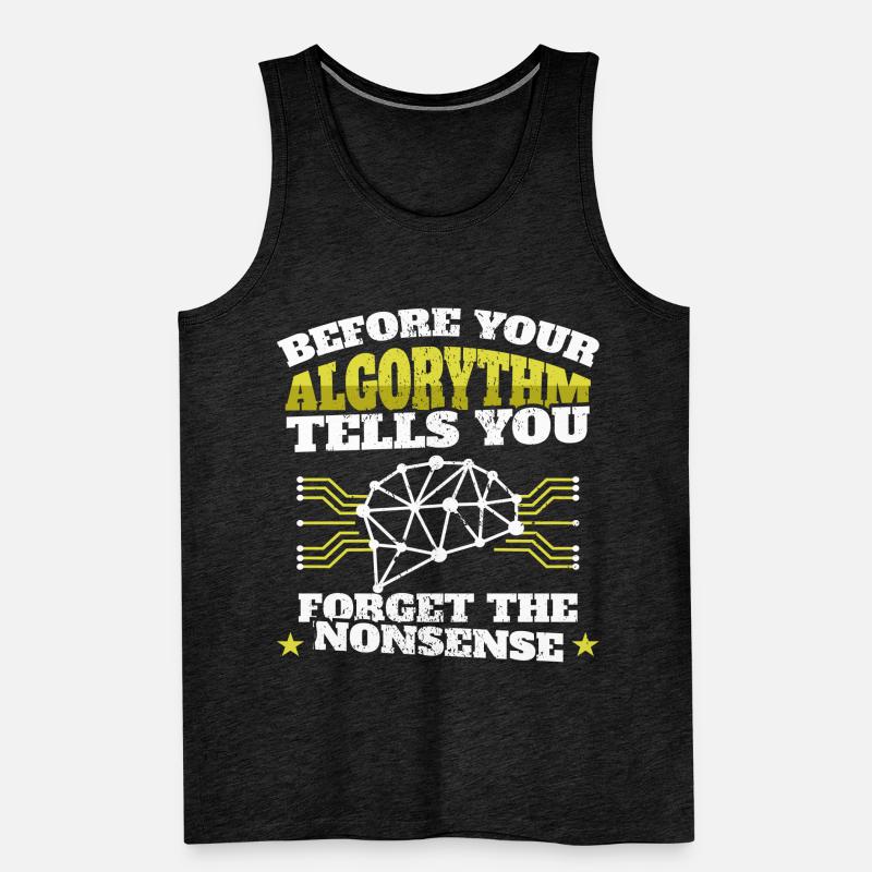 Robot Engineers Software Developer Men's Premium Organic Tank Top