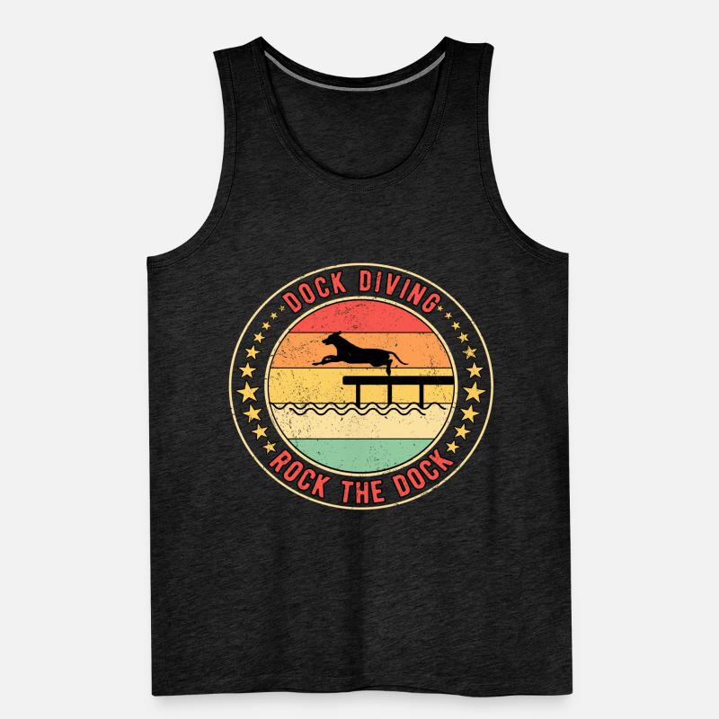 Dock Diving Rock The Dock Männer Premium Bio Tank Top