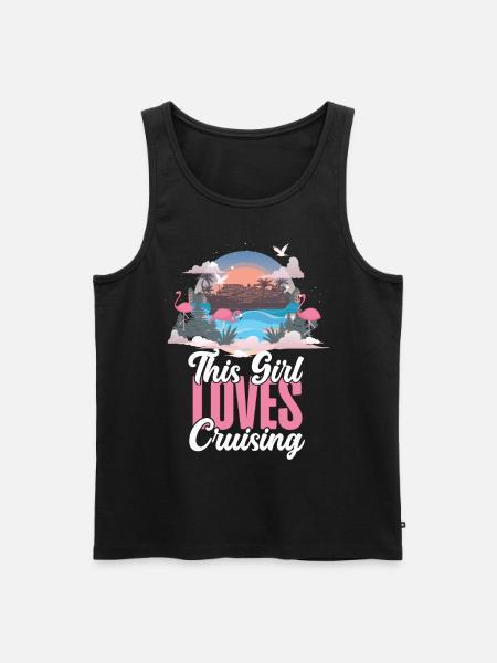 Cruise Ship Vacation Girl This - Men's Premium Organic Tank Top - black