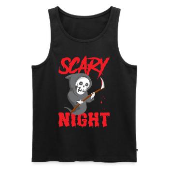 Grim Reaper Scary Night pour Halloween Angel Of Dea - Débardeur bio Premium Homme - noir - Devant - Michal (187cm)