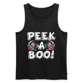 Candy Pumpkin Halloween Party Nightmare Witch Be - Men's Premium Organic Tank Top - black - Front - Michal (187cm)