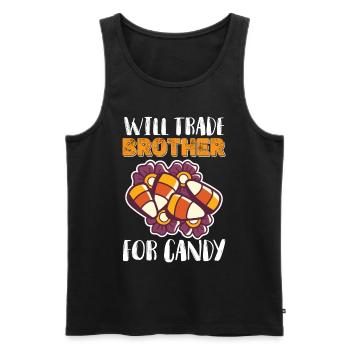 Witch Queen Halloween Party Nightmare Scary Witches - Men's Premium Organic Tank Top - black - Front - Michal (187cm)