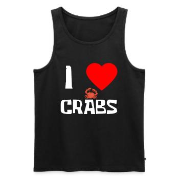 Krebs Geschenk Schrimp Krabbe Hummer Skorpion - Männer Premium Bio Tank Top - Schwarz - Vorne - Michal (187cm)
