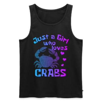 Krebs Geschenk Schrimp Krabbe Hummer Skorpion - Männer Premium Bio Tank Top - Schwarz - Vorne - Michal (187cm)