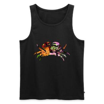 Alaska Gift Enfants Hommes Femmes USA Nature Crème glacée - Débardeur bio Premium Homme - noir - Devant - AI Model Male 178 light (178cm)