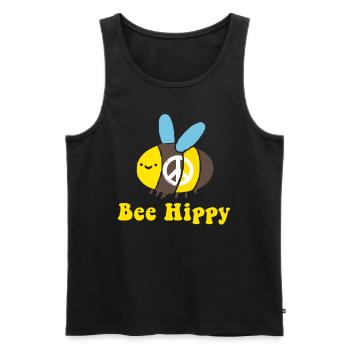 Hippie Geschenk Acidhead Flowerpower Hippi Hippy - Männer Premium Bio Tank Top - Schwarz - Vorne - AI Model Male 178 light (178cm)
