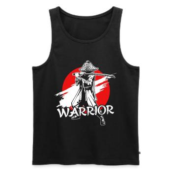 Japon Guerrier Samouraï Guerrier Asiatique Ninja Oui - Débardeur bio Premium Homme - noir - Devant - Michal (187cm)