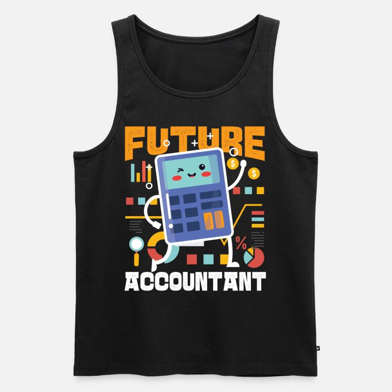 Comptable Comptable Comptable - Débardeur bio Premium Homme - noir