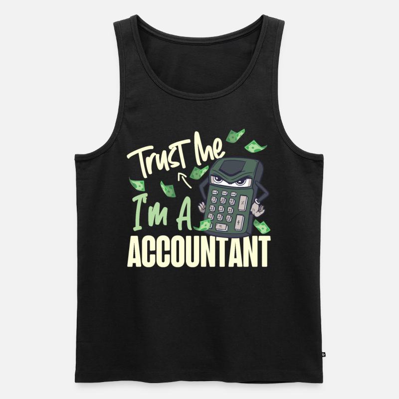 Comptable Comptable Comptable - Débardeur bio Premium Homme - noir