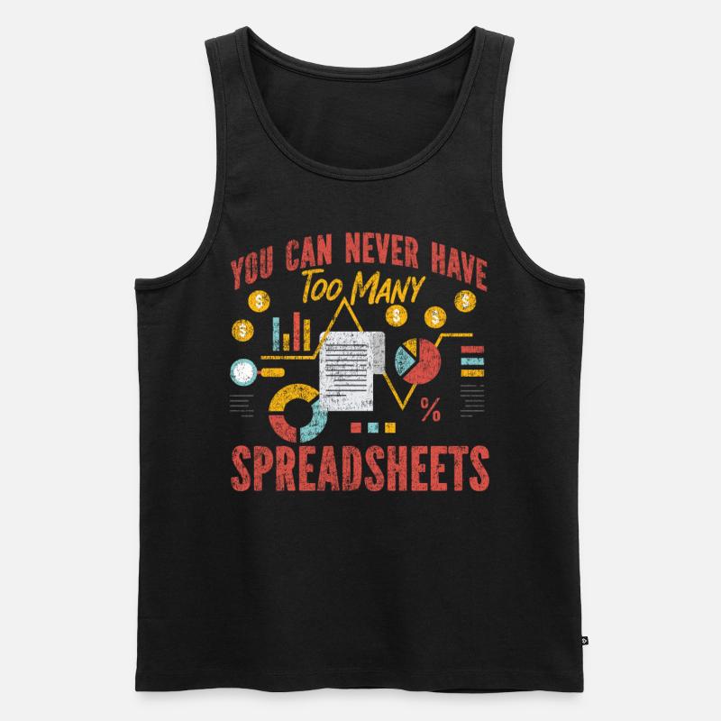 Comptable Comptable Comptable - Débardeur bio Premium Homme - noir