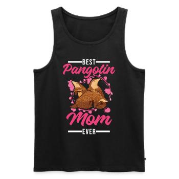 Meilleure maman pangolin de tous les temps Pangolin Mama - Débardeur bio Premium Homme - noir - Devant - Michal (187cm)