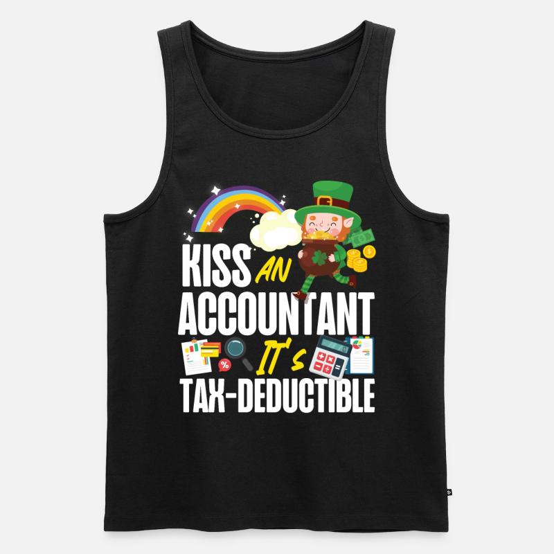 Accountant Bookkeeper Accounting - Männer Premium Bio Tank Top - Schwarz