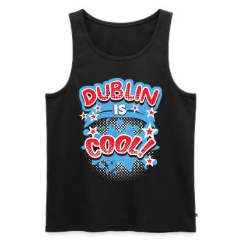 Dublin Dublin-Irland Irland, Spruch, Dublin-Design - Männer Premium Bio Tank Top - Schwarz - Vorne - AI Model Male 178 light (178cm)