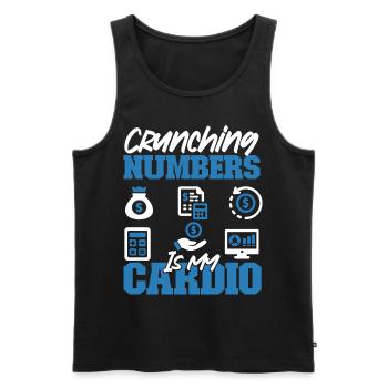 Accountant Bookkeeper Accounting - Männer Premium Bio Tank Top - Schwarz - Vorne - Michal (187cm)