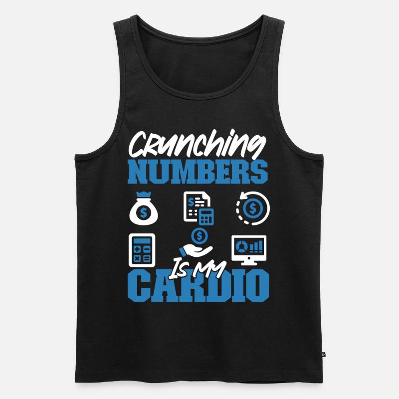 Comptable Comptable Comptable - Débardeur bio Premium Homme - noir