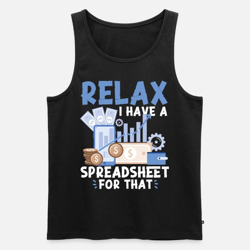 Comptable Comptable Comptable - Débardeur bio Premium Homme - noir