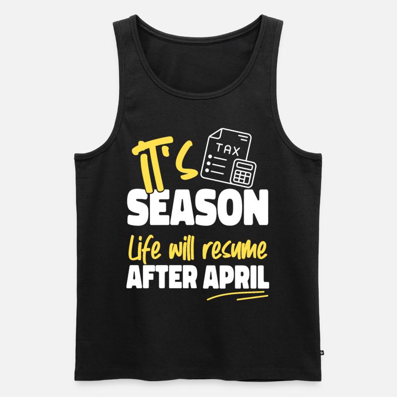 Comptable Comptable Comptable - Débardeur bio Premium Homme - noir