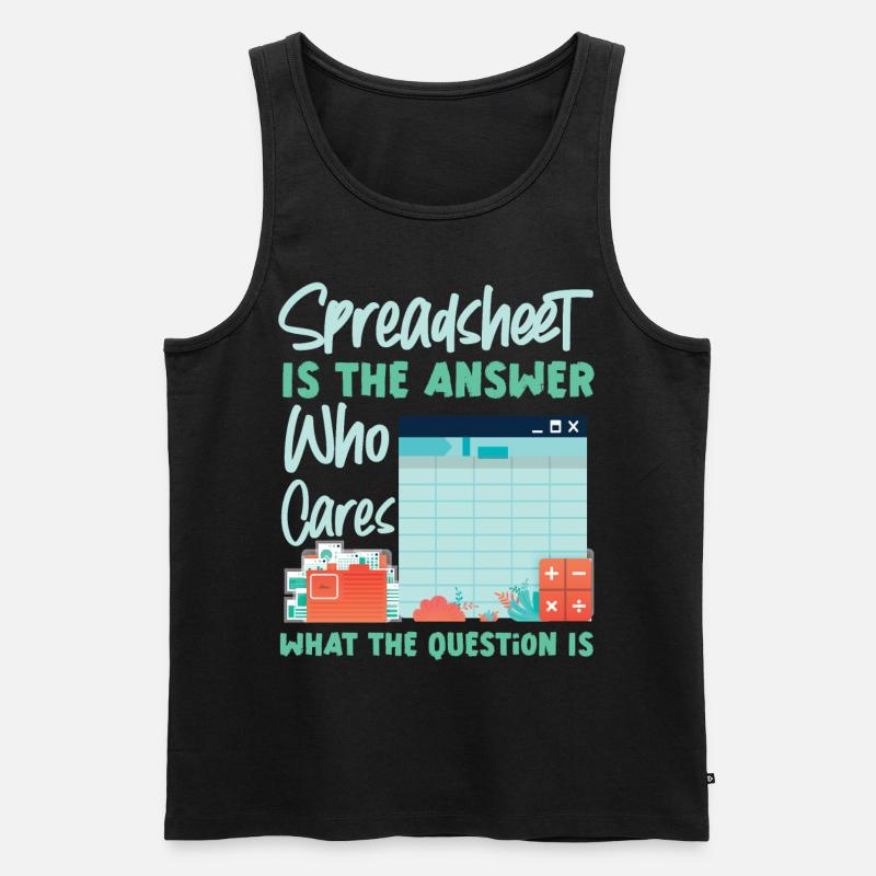 Comptable Comptable Comptable - Débardeur bio Premium Homme - noir