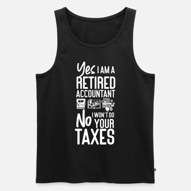 Comptable Comptable Comptable - Débardeur bio Premium Homme - noir