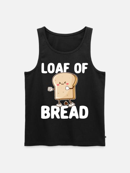 Funny bread baker - Men's Premium Organic Tank Top - black