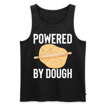 Funny bread baker - Men's Premium Organic Tank Top - black - Front - Michal (187cm)