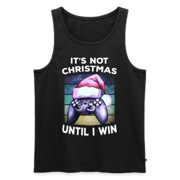 Jeu de chapeau de Noël Gamer Gamer Cadeau Gaming - Débardeur bio Premium Homme - noir - Devant - Michal (187cm)