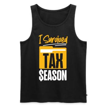 Accountant Bookkeeper Accounting - Männer Premium Bio Tank Top - Schwarz - Vorne - Michal (187cm)