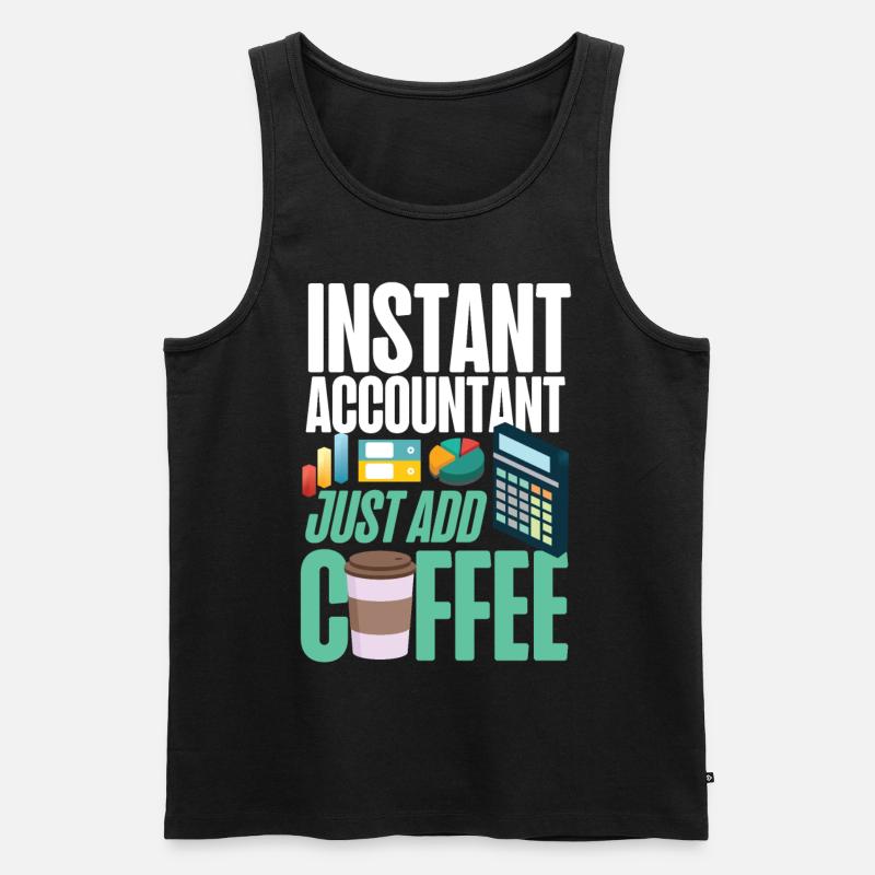 Comptable Comptable Comptable - Débardeur bio Premium Homme - noir