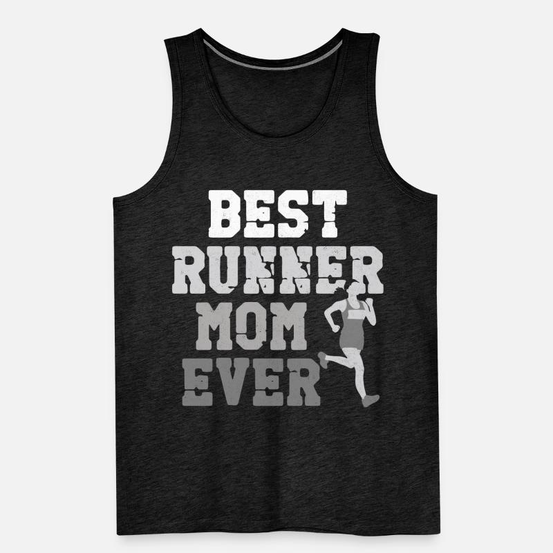 Running Runner Half Marathon Mom Men's Premium Organic Tank Top