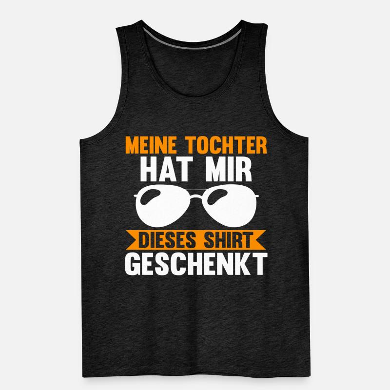 Vater Tochter Papi Papa Männer Premium Bio Tank Top