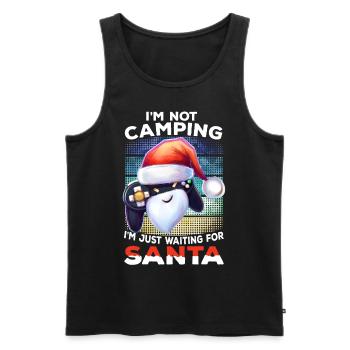 Chapeau de Noël Gamer Slogan Gambler Gift Gambling - Débardeur bio Premium Homme - noir - Devant - Michal (187cm)