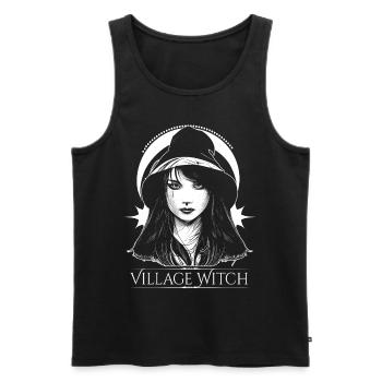 Dorf Witch okkult Wicca Mädchen Hexerei - Männer Premium Bio Tank Top - Schwarz - Vorne - Michal (187cm)