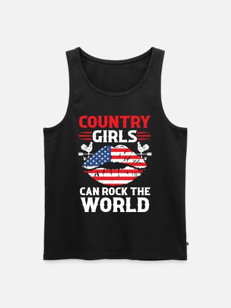 Country Singer Music Lovers - Men's Premium Organic Tank Top - black