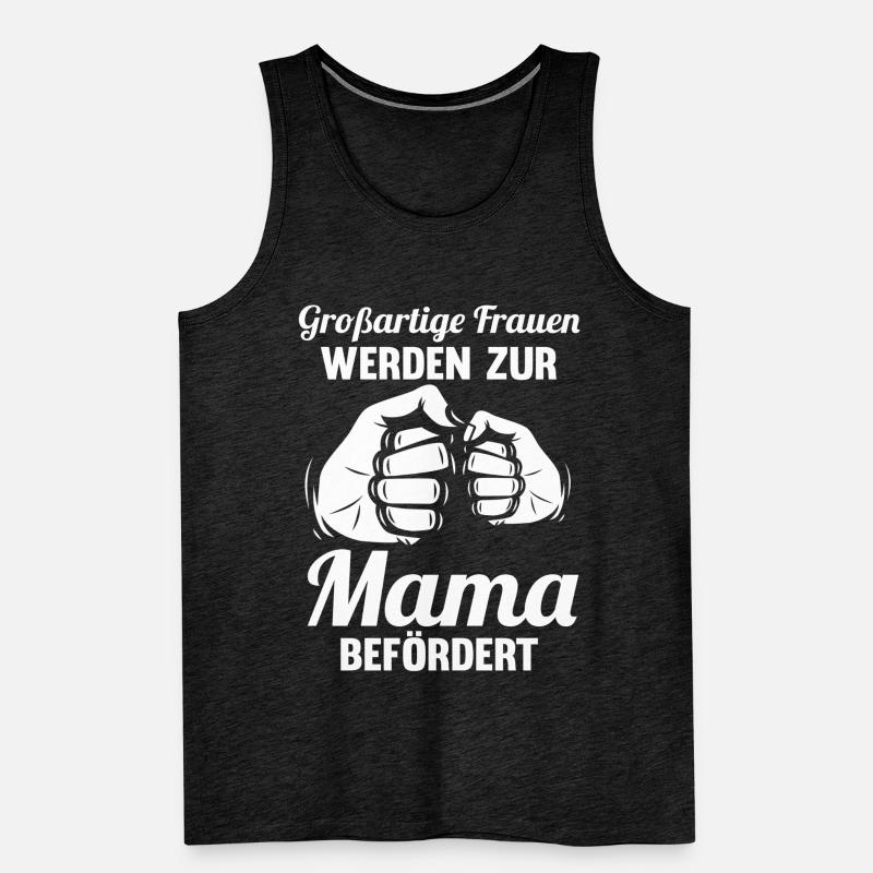 Mutter Schwester Mama Männer Premium Bio Tank Top
