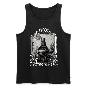 Magic Witch Trank Hexerei okkulte gotische Hexe - Männer Premium Bio Tank Top - Schwarz - Vorne - Michal (187cm)