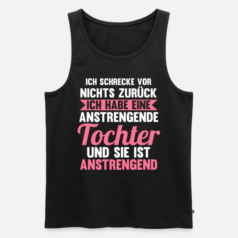Mutter Mama - Männer Premium Bio Tank Top - Schwarz
