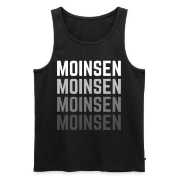 Oldenburg Oldenburger Norden Norddeutschland Moin - Männer Premium Bio Tank Top - Schwarz - Vorne - AI Model Male 178 light (178cm)