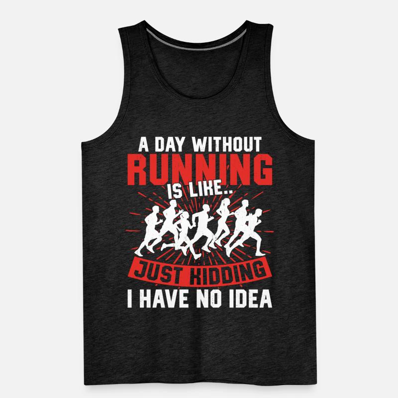 Running Runner Half Marathon Männer Premium Bio Tank Top