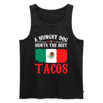 de Mayo Fiesta Pet Mexiko Mexikanischer Hundeliebh - Männer Premium Bio Tank Top - Schwarz - Vorne - Michal (187cm)