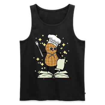 Fantasy Peanut Cook Kids Birthday Gift - Men's Premium Organic Tank Top - black - Front - Michal (187cm)